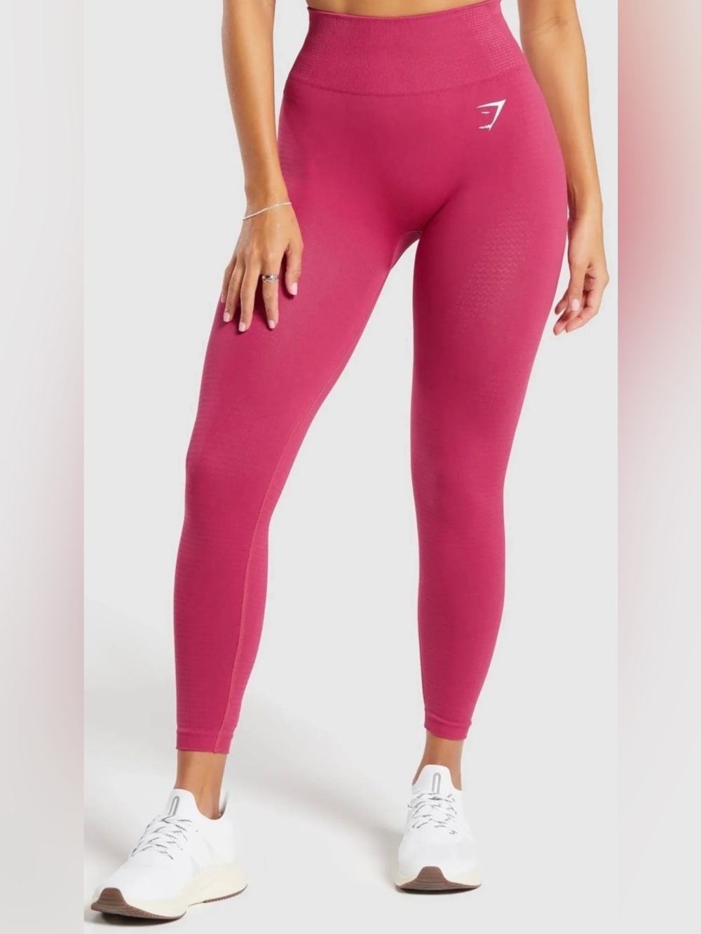 Gymshark Vintage Pink Marl Vital Seamless 2.0 High Rise Leggings S